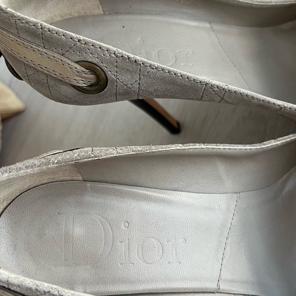 Dior grey suede pumps - Picture 5 of 7